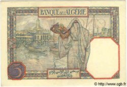5 Francs TUNISIA  1939 P.08b AU