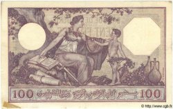 100 Francs TúNEZ  1938 P.10c BC+