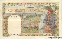 50 Francs TúNEZ  1945 P.12b EBC