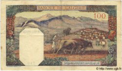 100 Francs TUNISIA  1942 P.13b VF