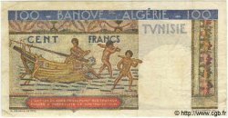 100 Francs TúNEZ  1946 P.24 BC+