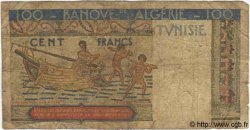 100 Francs TUNESIEN  1948 P.24 SGE