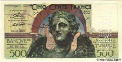 500 Francs Spécimen TUNISIA  1950 P.28s FDC