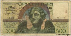 500 Francs TUNISIA  1952 P.28 F-