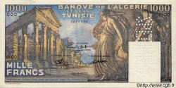 1000 Francs Spécimen TUNISIA  1950 P.29s AU