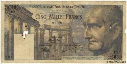5000 Francs TUNISIA  1952 P.30 G