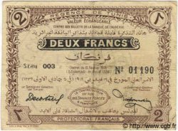 2 Francs TúNEZ  1918 P.34 BC+