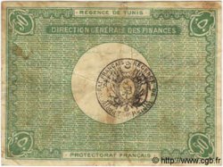 50 Centimes TúNEZ  1918 P.35 BC+