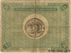 50 Centimes TUNISIA  1918 P.42 F+