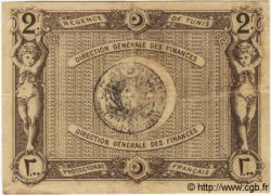 2 Francs TUNISIA  1920 P.50 VF