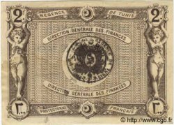 2 Francs TUNISIA  1920 P.50 BB