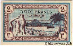2 Francs TUNISIA  1943 P.56 UNC-