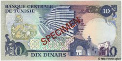 10 Dinars Spécimen TUNISIA  1983 P.80s UNC