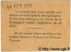 50 Centimes TUNESIEN  1916 P.-- ST