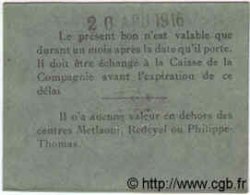 1 Franc TúNEZ  1916 P.-- SC+