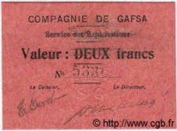 2 Francs TUNISIE  1916 P.--
