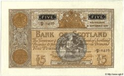 5 Pounds SCOTLAND  1942 P.092c EBC