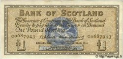 1 Pound SCOTLAND  1961 P.102a MBC+