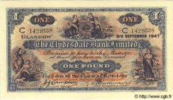 1 Pound SCOTLAND  1947 P.189e fST+