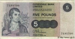 5 Pounds SCOTLAND  1971 P.205a BB