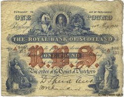 1 Pound SCOTLAND  1920 P.316e VG