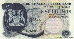 5 Pounds SCOTLAND  1970 P.335 q.FDC