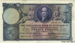 20 Pounds SCOTLAND  1950 PS.334 XF