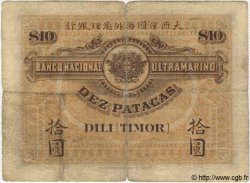 10 Patacas TIMOR  1910 P.03 RC
