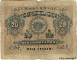20 Patacas TIMOR  1910 P.04 B