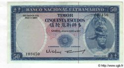 50 Escudos TIMOR  1967 P.27 EBC+