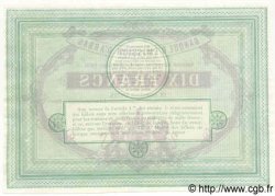 10 Francs Non émis FRANCE Regionalismus und verschiedenen Arras 1870 BPM.082.01 ST