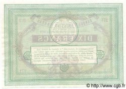 10 Francs Non émis FRANCE régionalisme et divers Arras 1870 BPM.082.01 SPL