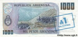 1 Austral sur 1000 Pesos Argentinos ARGENTINA  1985 P.320 UNC