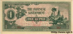 1 Rupee BURMA (SEE MYANMAR)  1942 P.14b UNC