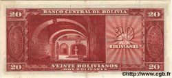 20 Bolivianos BOLIVIA  1945 P.140 FDC