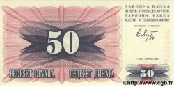 50 Dinara BOSNIA E ERZEGOVINA  1992 P.012a FDC