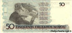 50 Cruzeiros sur 50 Cruzados Novos BRAZIL  1990 P.223 UNC