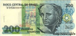 200 Cruzeiros BRAZIL  1990 P.229 UNC
