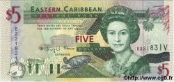 5 Dollars EAST CARIBBEAN STATES  1994 P.31v UNC