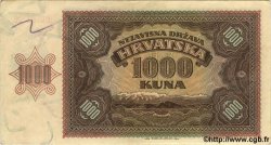 1000 Kuna KROATIEN  1941 P.04a fST