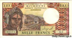 1000 Francs DSCHIBUTI   1988 P.37b ST