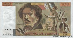 100 Francs DELACROIX modifié FRANKREICH  1984 F.69.08a ST