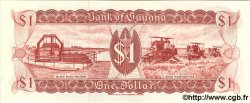 1 Dollar GUYANA  1966 P.21g ST