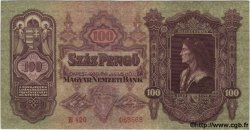 100 Pengö UNGHERIA  1930 P.098 FDC