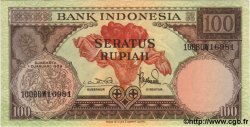 100 Rupiah INDONESIA  1959 P.069 AU