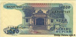 1000 Rupiah INDONESIA  1987 P.124a EBC+