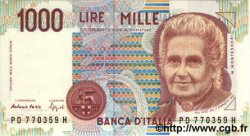 1000 Lire ITALIA  1990 P.114b FDC