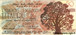 50 Litauru LITAUEN  1991 P.- ST