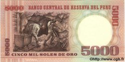 5000 Soles De Oro PERU  1985 P.117c UNC