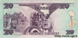 20 Shilingi TANZANIA  1985 P.09 UNC